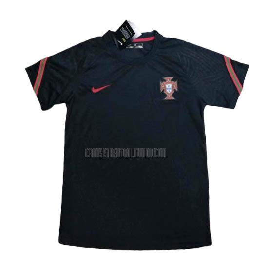 camiseta de entrenamiento portugal negro 2020-2021