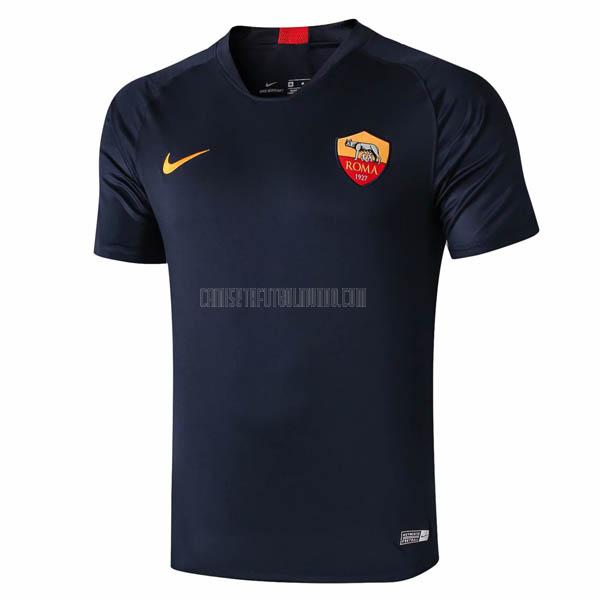 camiseta de entrenamiento roma azul oscuro 2019-20