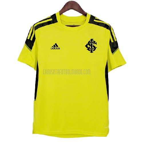 camiseta de entrenamiento sc internacional amarillo 2021-2022