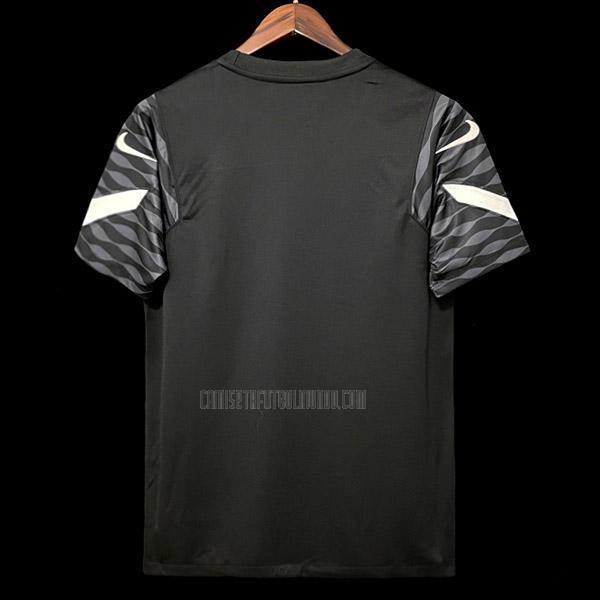 camiseta de entrenamiento sporting cp negro 2021-2022