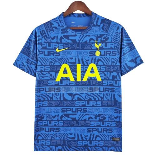 camiseta de entrenamiento tottenham azul 2022