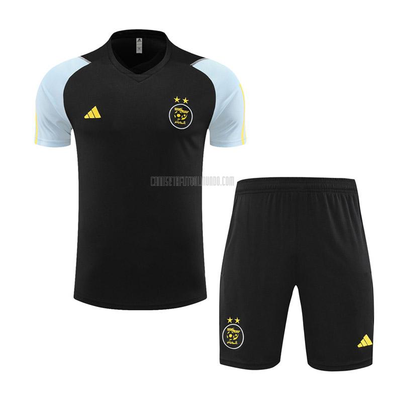 camiseta de entrenamiento y pantalones argelia negro 2023-2024