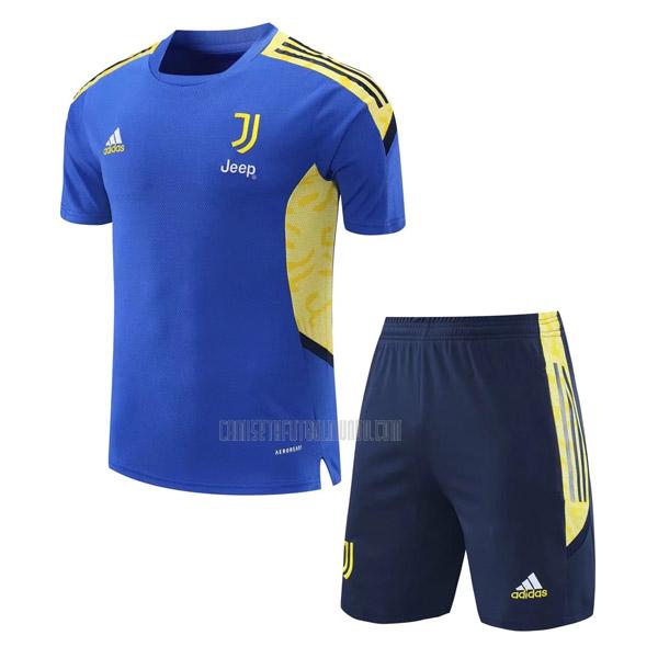 camiseta de entrenamiento y pantalones juventus azul 2021-2022