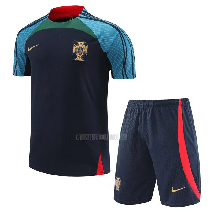 camiseta de entrenamiento y pantalones portugal 221228a1 azul marino 2023