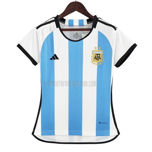 camiseta del argentina del mujer primera 2022