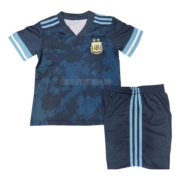 camiseta del argentina del niños segunda 2020-21