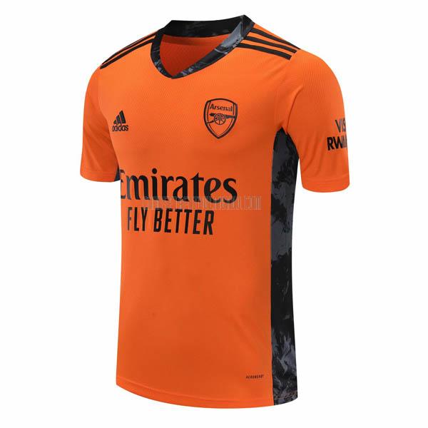 camiseta del arsenal del portero naranja 2020-2021