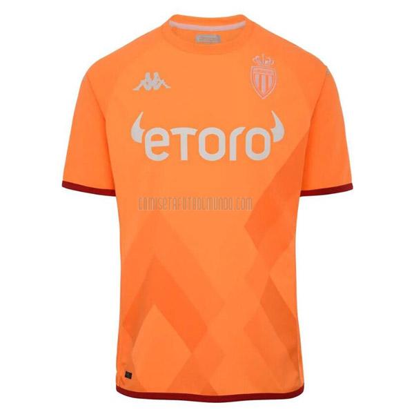 camiseta del as monaco del portero naranja 2022-2023