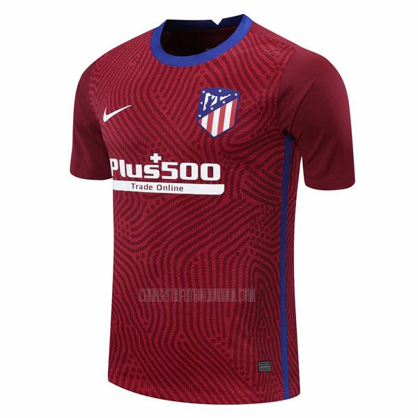 camiseta del atlético de madrid del portero rojo 2020-2021