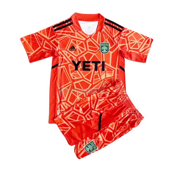 camiseta del austin del niños portero naranja 2022-2023