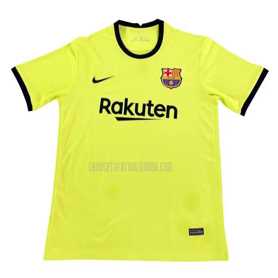 camiseta del barcelona del amarillo 2020-21