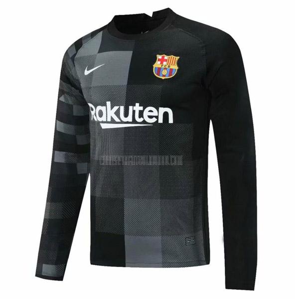 camiseta del barcelona del manga larga portero negro 2021-2022