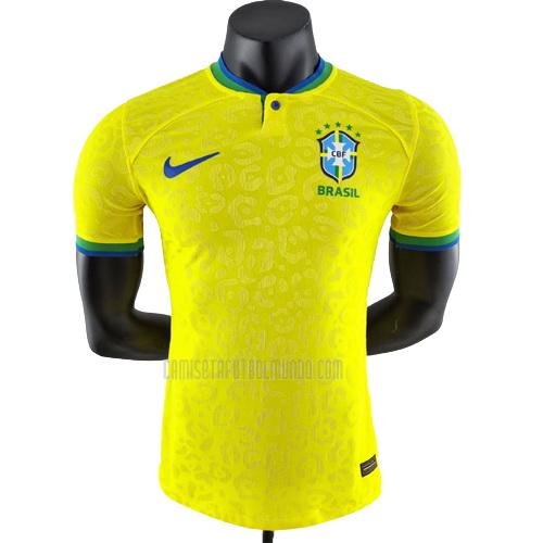 camiseta del brasil del edición de jugador primera 2022