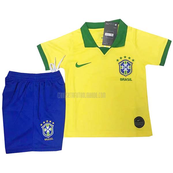 camiseta del brasil del niños primera 2019-20