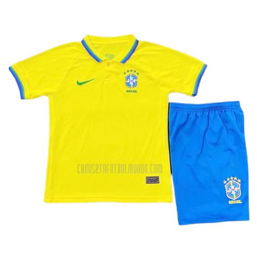 camiseta del brasil del niños primera 2022-2023