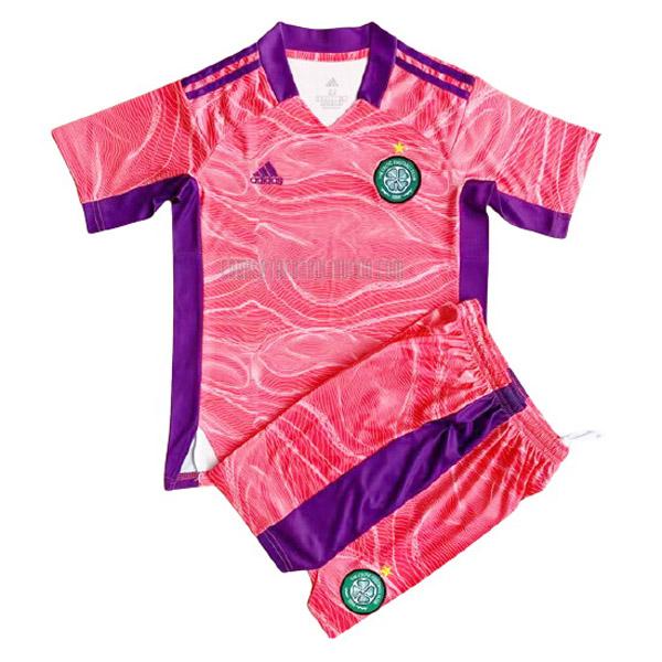 camiseta del celtic del niños portero rosado 2021-2022