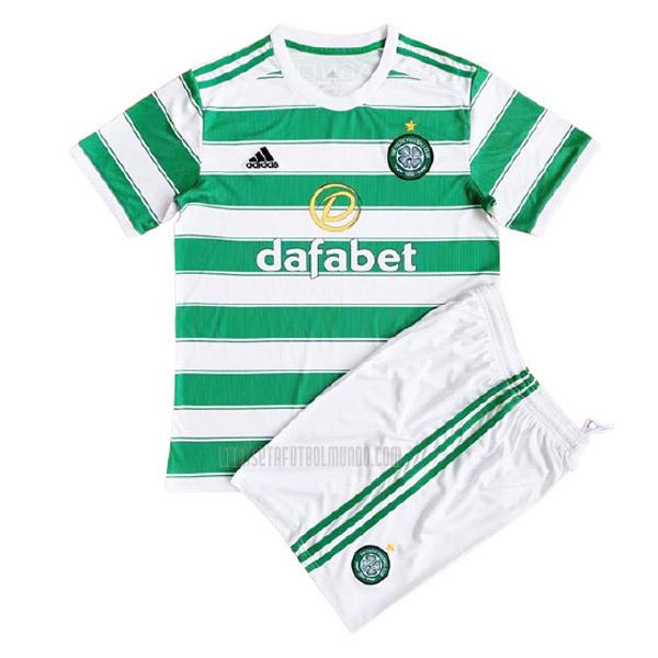 camiseta del celtic del niños primera 2021-2022