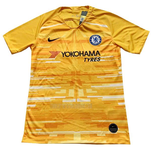 camiseta del chelsea del portero amarillo 2019-20