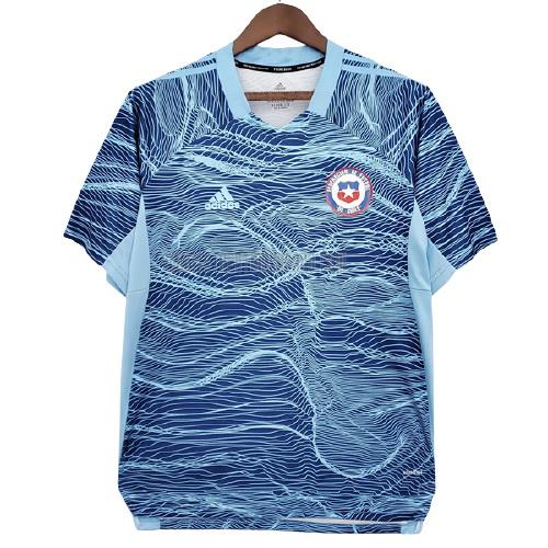 camiseta del chile del portero azul 2021-2022