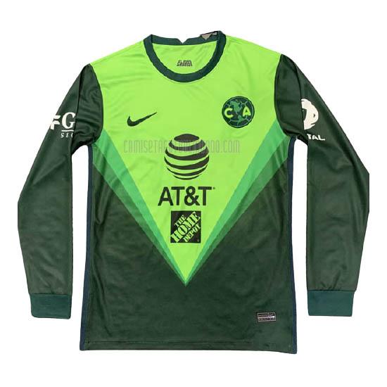 camiseta del club america del manga larga verde 2020-2021