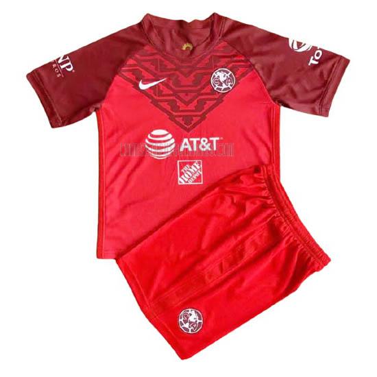 camiseta del club america del niños portero rojo 2021-2022