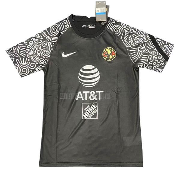 camiseta del club america del pre-match negro 2021