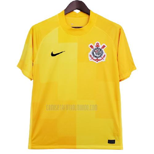 camiseta del corinthians del portero amarillo 2021-2022