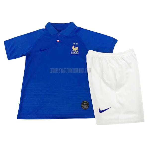 camiseta del francia del niños azul 1919-