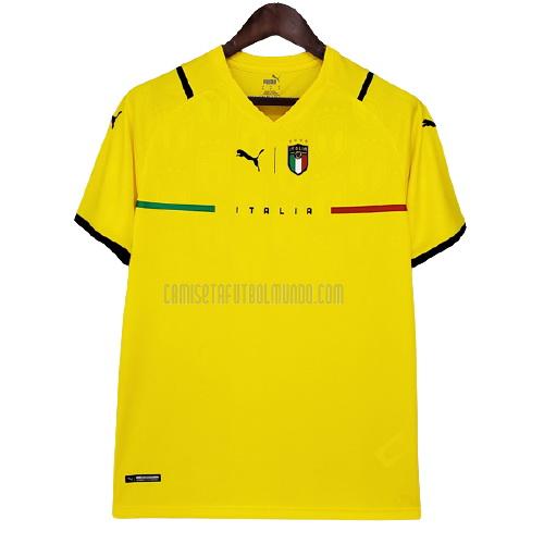 camiseta del italia del portero amarillo 2021-2022