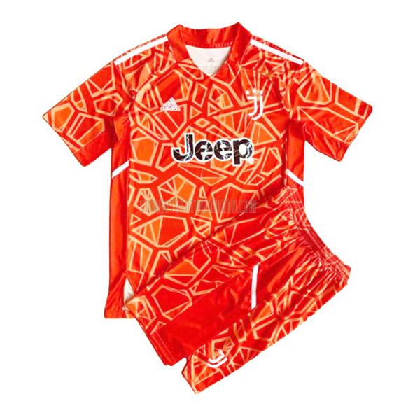 camiseta del juventus del niños portero naranja 2022-2023