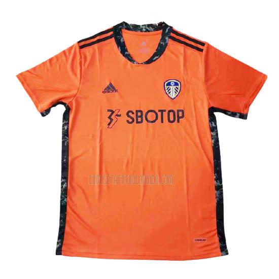 camiseta del leeds united del portero naranja 2020-2021