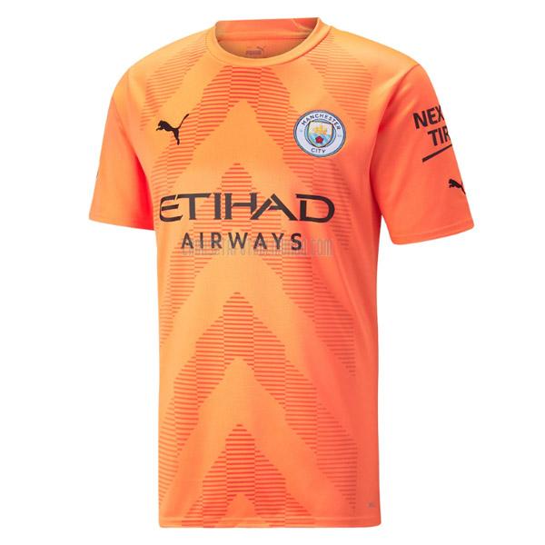 camiseta del manchester city del portero naranja 2022-2023