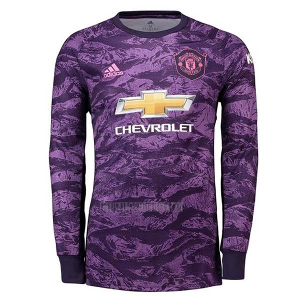 camiseta del manchester united del manga larga portero púrpura 2019-20