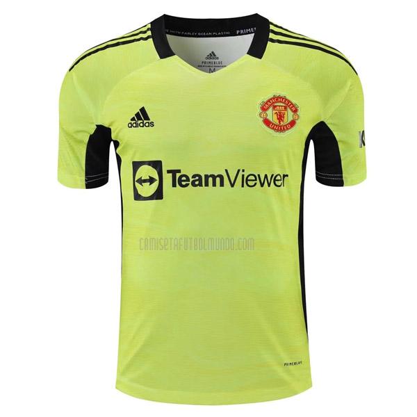 camiseta del manchester united del portero amarillo 2021-2022