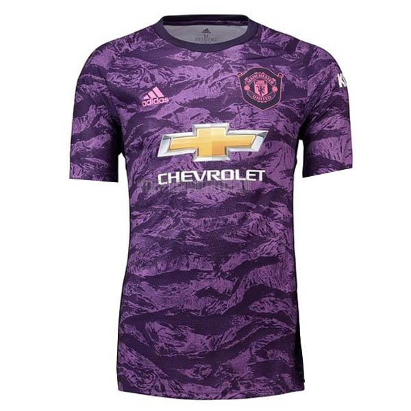 camiseta del manchester united del portero púrpura 2019-20