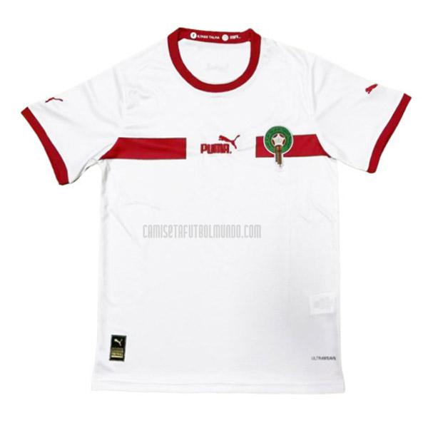 camiseta del marruecos del blanco 2022-2023