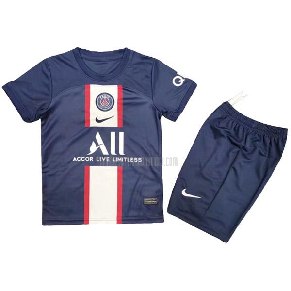 camiseta del paris saint-germain del niños primera 2022-2023
