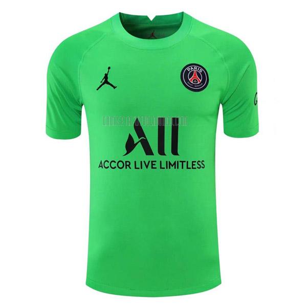 camiseta del paris saint-germain del portero verde 2021-2022
