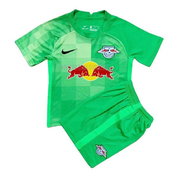 camiseta del rb leipzig del portero niños verde 2021-2022