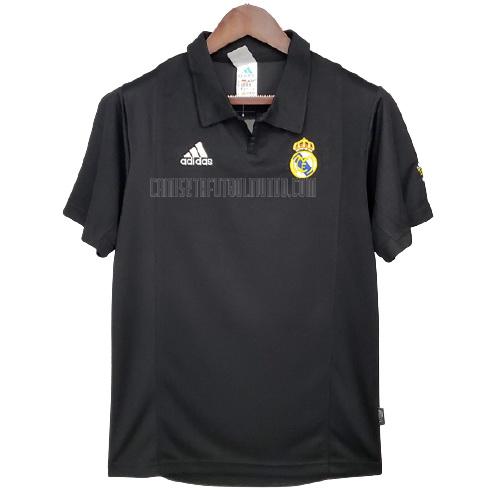 camiseta del real madrid del negro 1902-2002