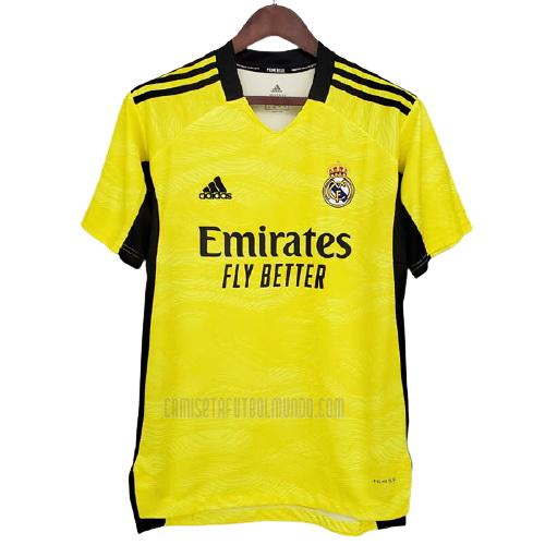 camiseta del real madrid del portero amarillo 2021-2022