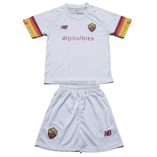 camiseta del roma del niños segunda 2021-2022