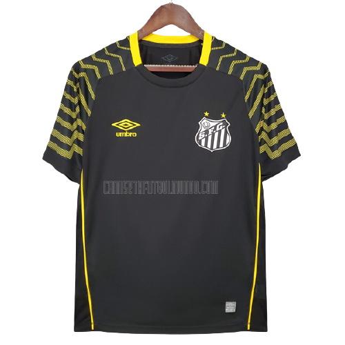 camiseta del santos fc del portero negro 2021-2022