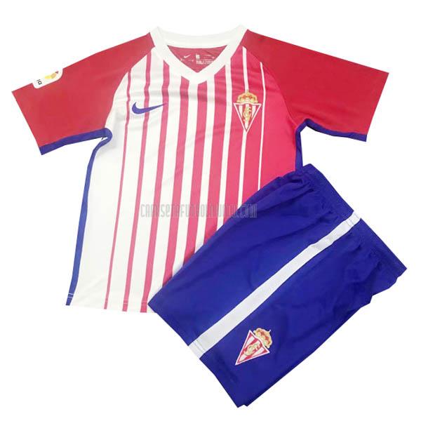 camiseta del sporting gijon del niños primera 2019-20