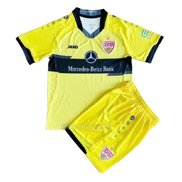 camiseta del stuttgart del niños portero amarillo 2021-2022