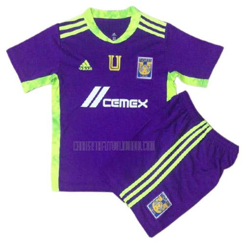 camiseta del tigres uanl del niños portero violeta 2020-2021