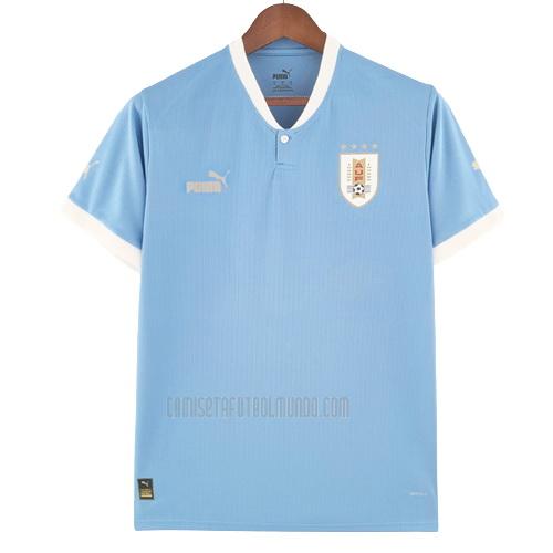 camiseta del uruguay del copa mundial primera 2022