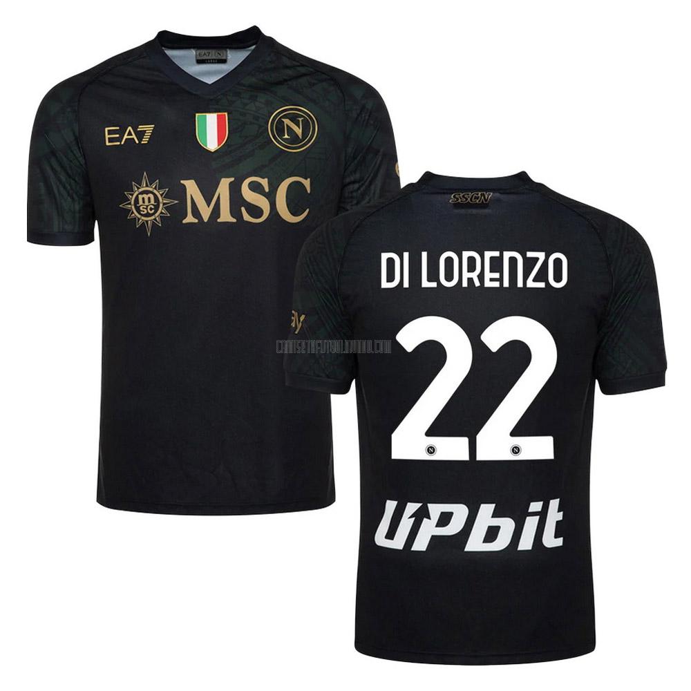 camiseta di_lorenzo napoli tercera 2023-2024