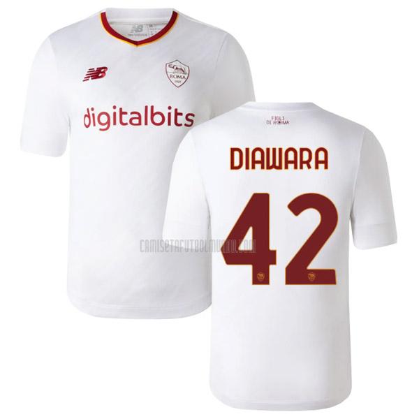 camiseta diawara roma segunda 2022-2023