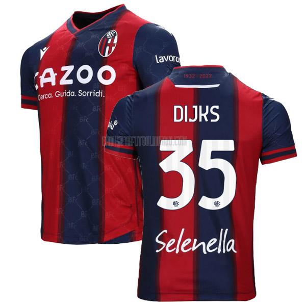 camiseta dijks bologna primera 2022-2023
